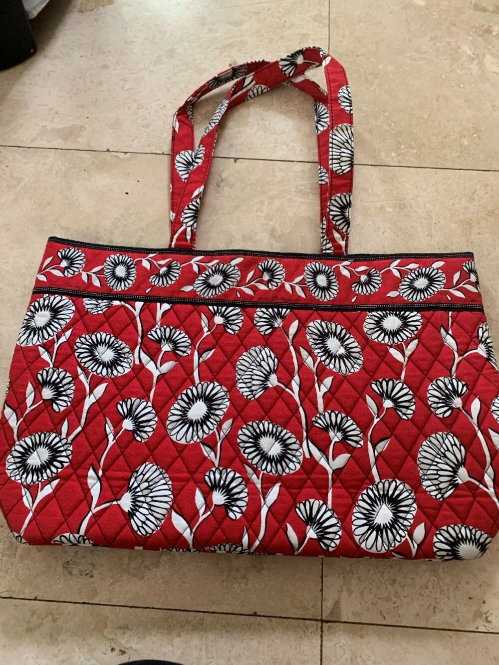Vera Bradley Tote Deco Daisy